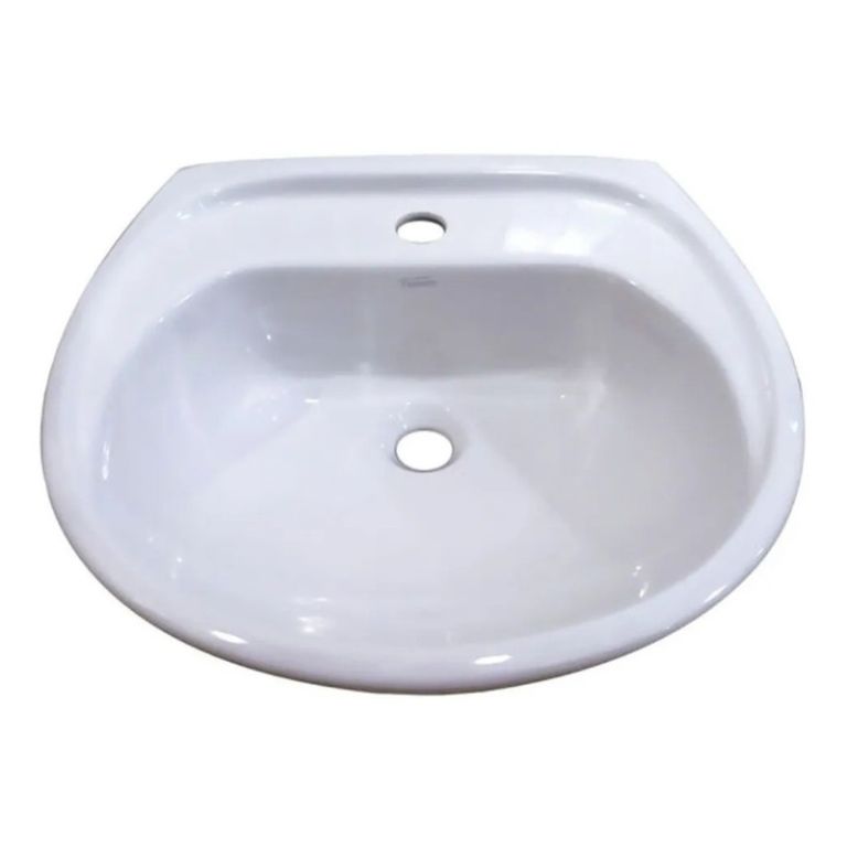 Lavatorio Ferrum Andina 1 O 3 Agujeros Loza Blanca