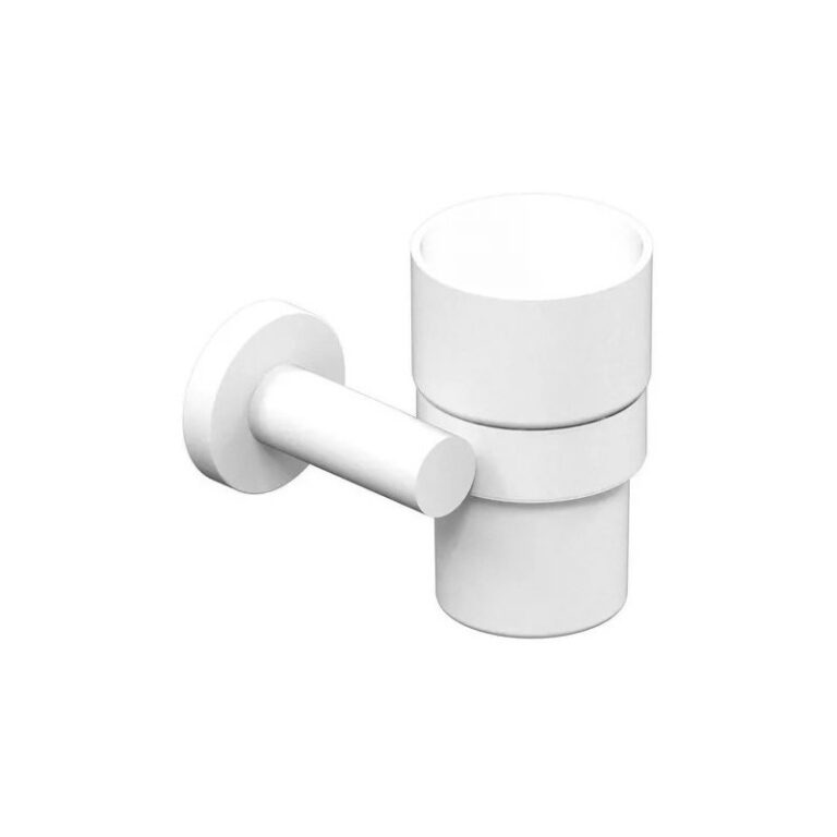 Portacepillo Bano Hidromet Dynamic Blanco Accesorio - Imagen 2