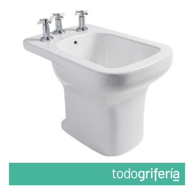 Bidet Ferrum Limay 3 Agujeros Bcm3-b Blanco - Imagen 3