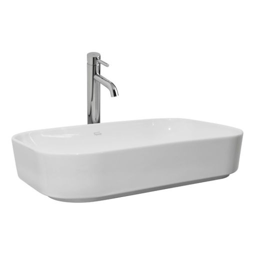 Bacha Ferrum Milos Cuadra Apoyo Blanca Porcelana Lt170-b