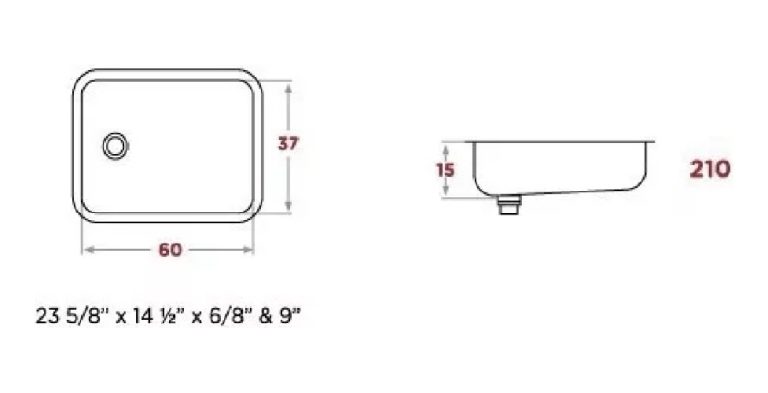Bacha De Cocina Mi Pileta 210 Bajomesada Acero Inox - Imagen 2