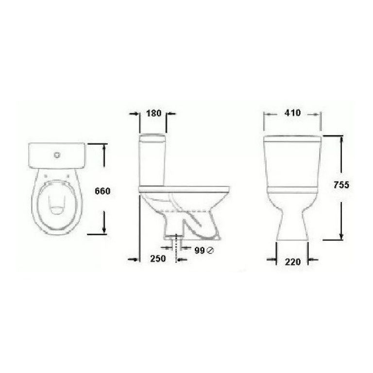 Combo Roca Capea Línea Italiana Inodoro Largo + Depósito - Imagen 4