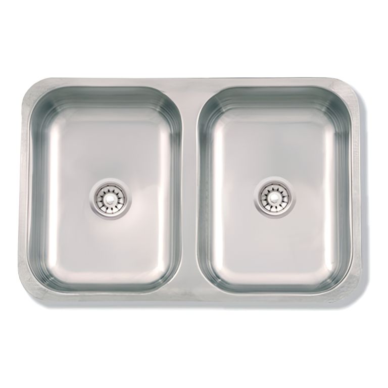 Bacha Acero Inoxidable Mi Pileta Doble 104e