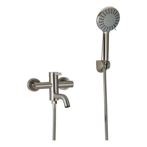 Griferia Peirano Steel Ducha Exterior Monocomando 83-205