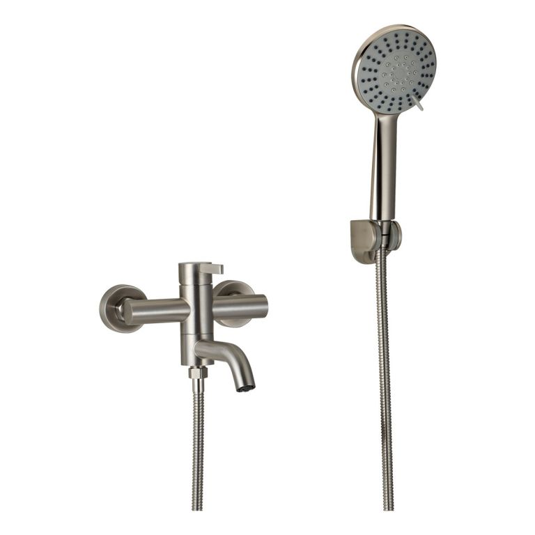 Griferia Peirano Steel Ducha Exterior Monocomando 83-205
