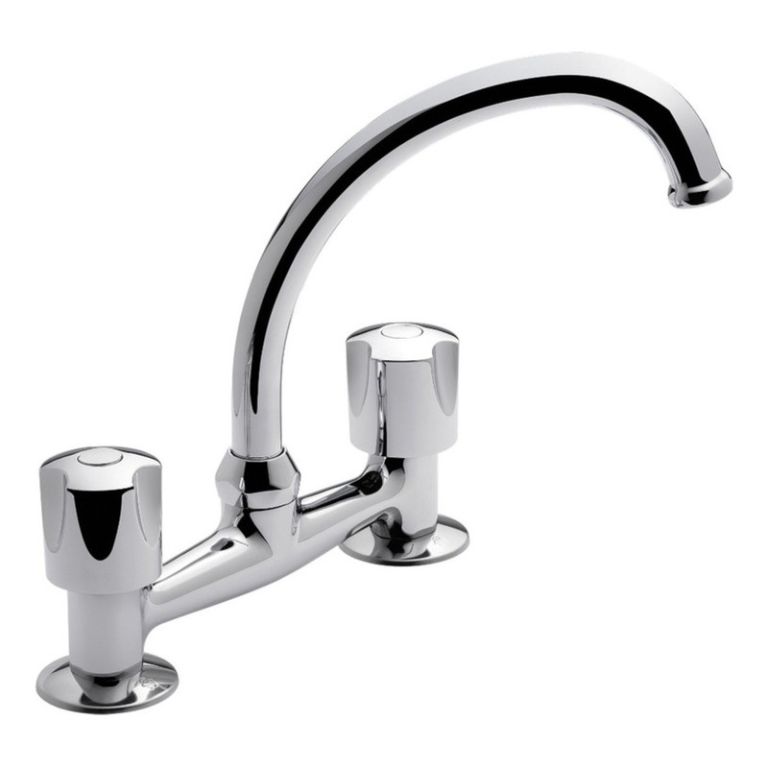 Griferia Fv Pampa Cocina Mesada 0413/b6 5 Anos De Garantia Primera Calidad Cuerpo Metalico