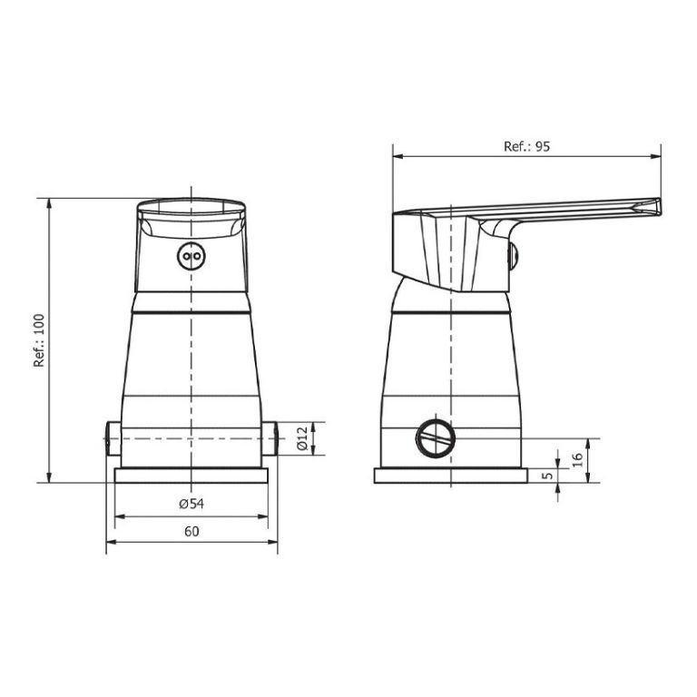 Griferia Piazza Oggi Bidet Transferencia Monocomando 10504 - Imagen 2