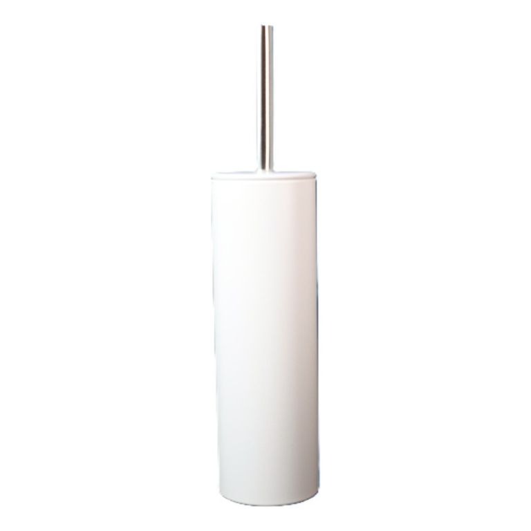 Porta Escobilla Daccord Bano Metal 3 Litros Blanco