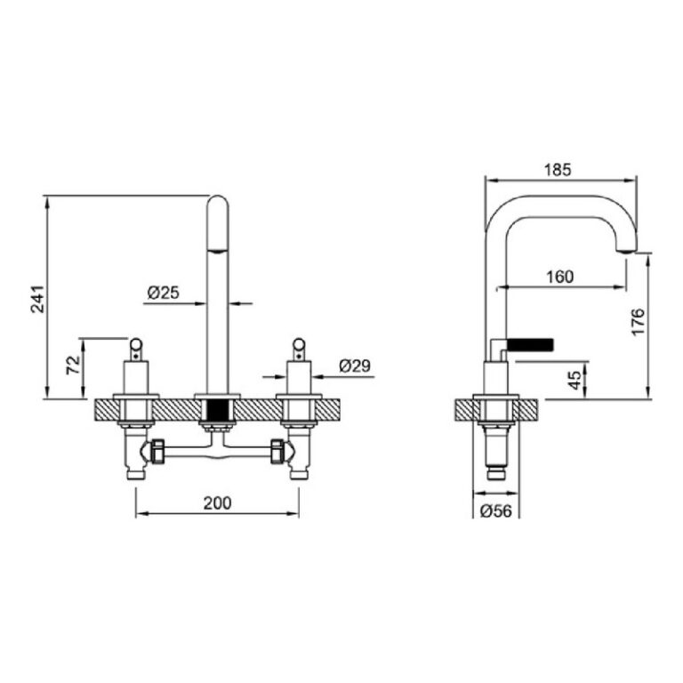 Griferia Peirano Beat Niquel Lavatorio Mesada 60-201ni - Imagen 2