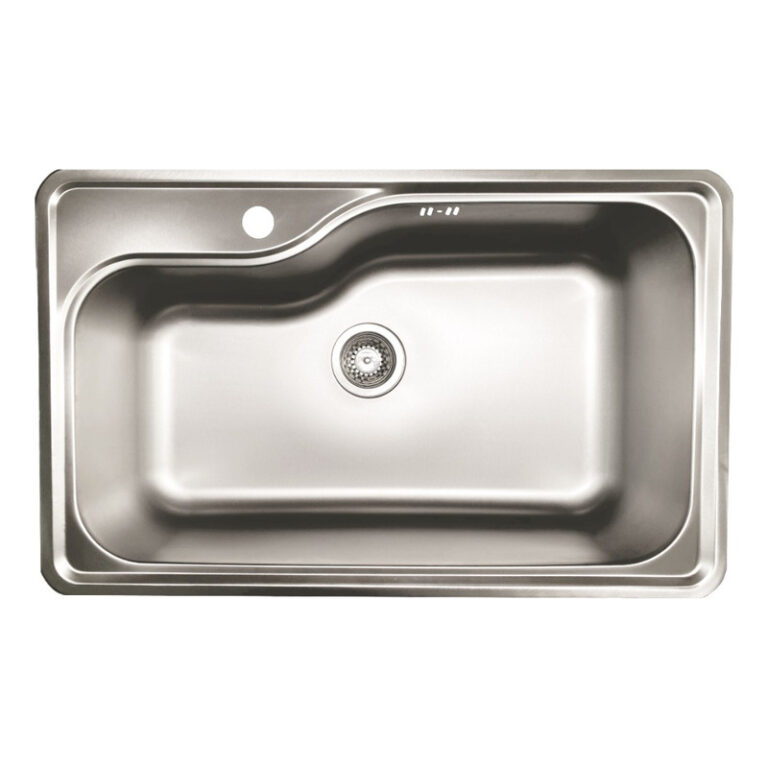 Bacha Mi Pileta Simple Encastrable De Acero Inoxidable 800e - Imagen 6