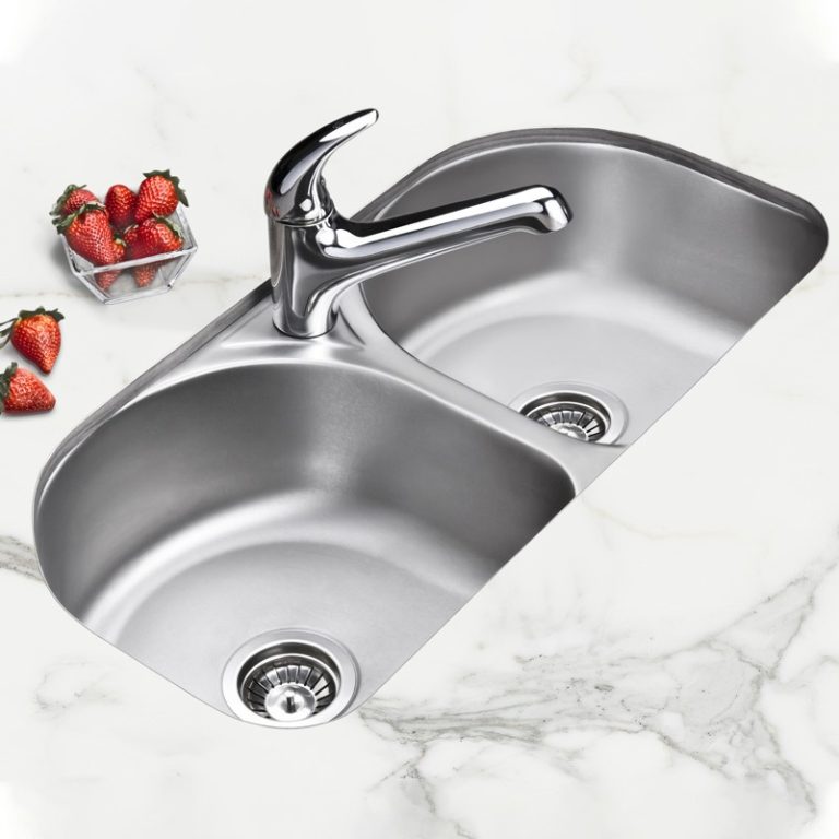 Bacha Cocina Mi Pileta 605 Doble Acero Inoxidable Lujo - Imagen 3