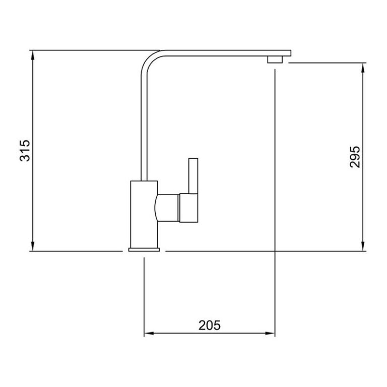 Grifería Peirano Toledo Monocomando Cocina Mesada Gourmet - Imagen 2