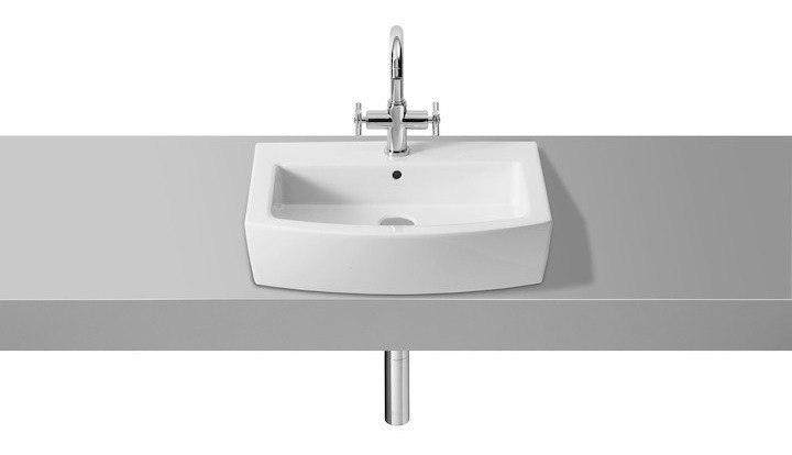 Bacha Roca Hall Suspendido Sobre Encimera 1 O 3 Agujero 55cm - Imagen 2