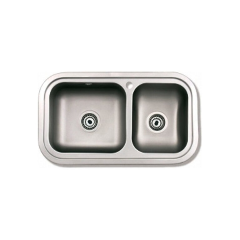 Bacha Cocina Acero Mi Pileta Sobre Mesada Encastrable 345e - Imagen 2