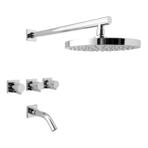 Grifería Peirano Toledo Ducha Embutir C/trans Cierre Cerámic