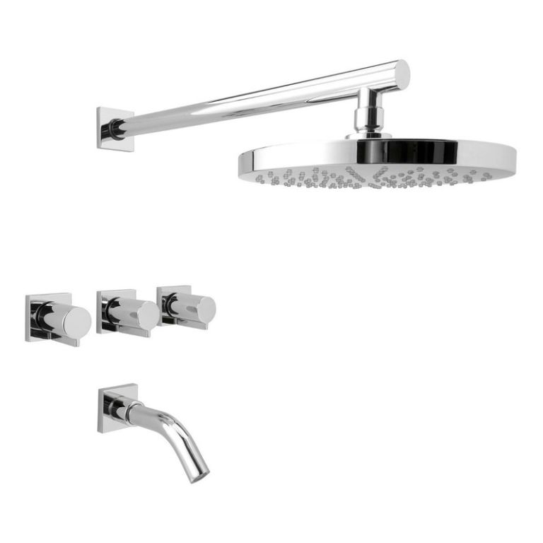 Grifería Peirano Toledo Ducha Embutir C/trans Cierre Cerámic