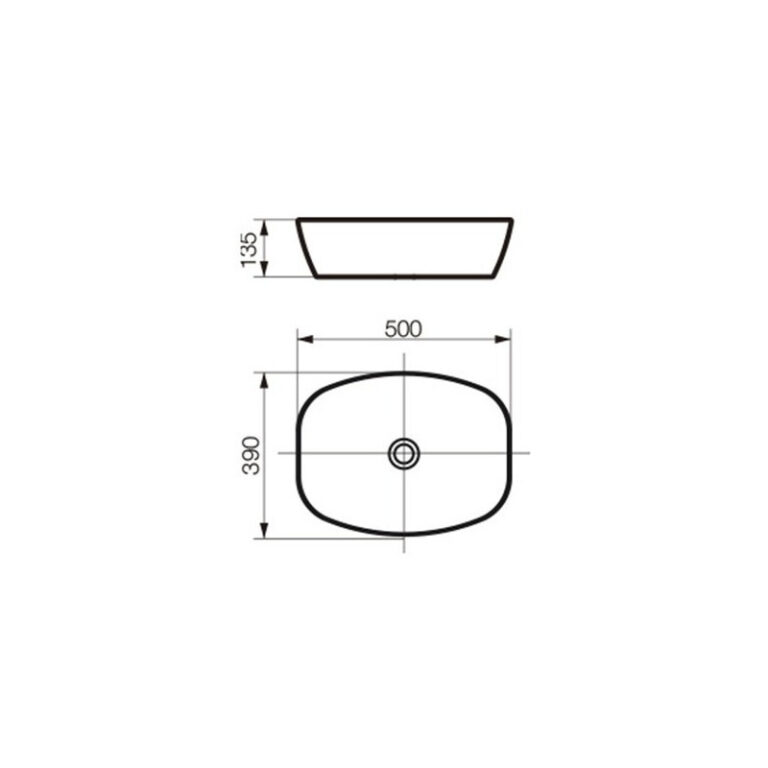 Bacha Ferrum Slim Tori Cuadra Lk435 De Apoyo Baño - Imagen 2