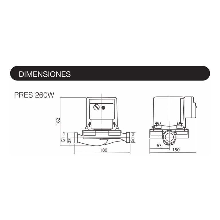 Bomba Presurizadora Latyn Pluvius Pres 260w Mayor Presion - Imagen 2