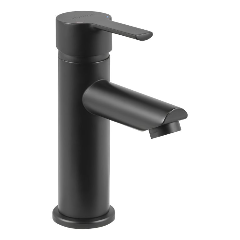 Grifería Hydros Calyx Lavatorio Medio Negro Mate 30900