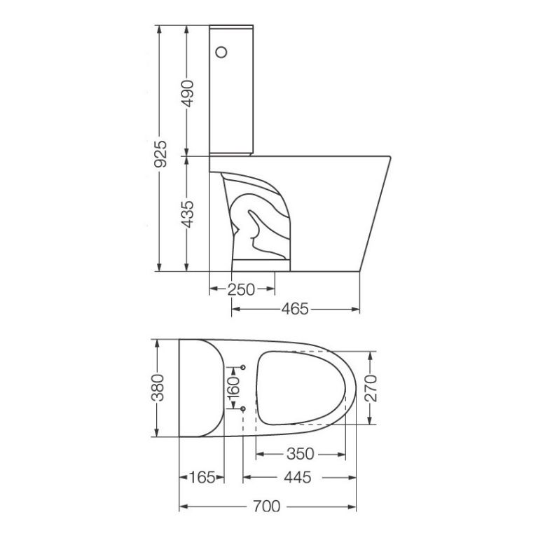Combo Ferrum Marina Inodoro Deposito Dual Y Bidet Sanitarios - Imagen 2