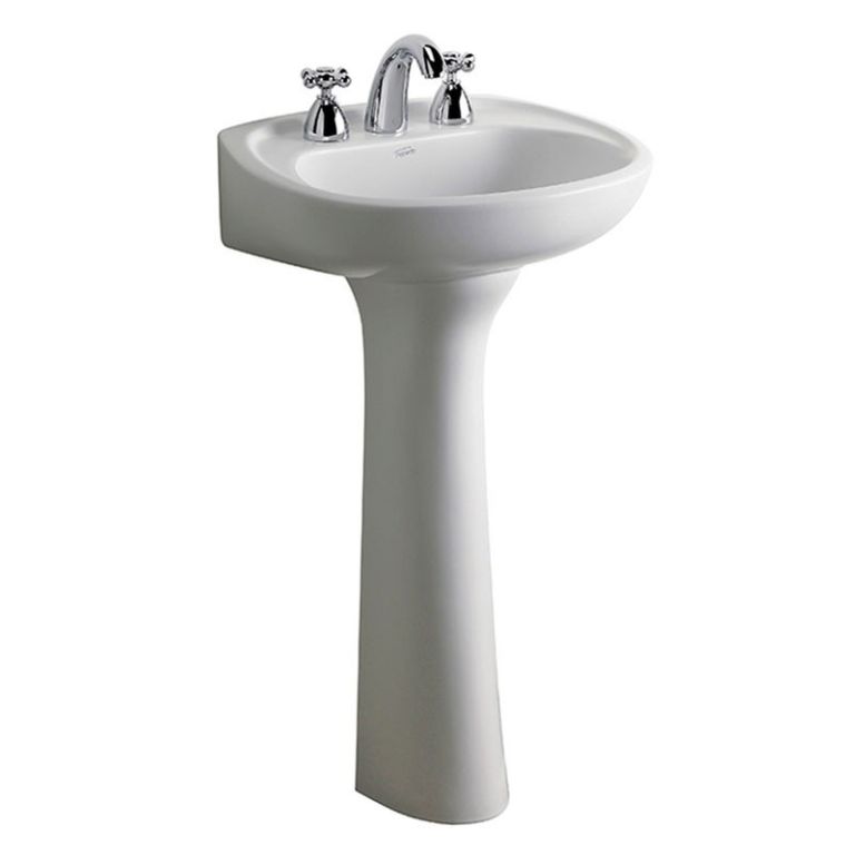 Combo Lavatorio Con Columna Ferrum Andina Blanco 1 O 3 Agujeros