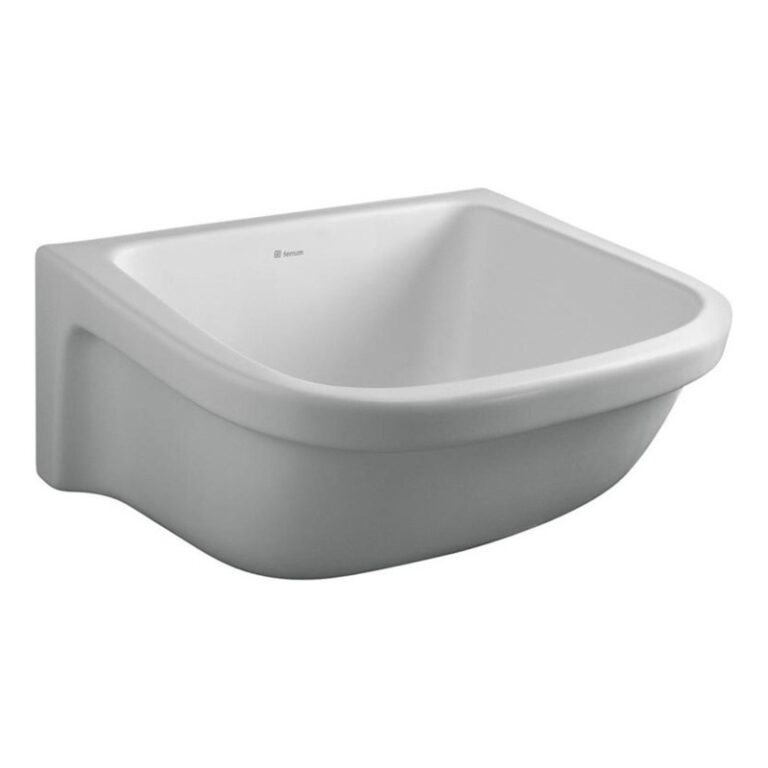 Pileta Bacha Ferrum De Lavadero Loza Plhb 600x480 Mm Color Blanco - Imagen 2