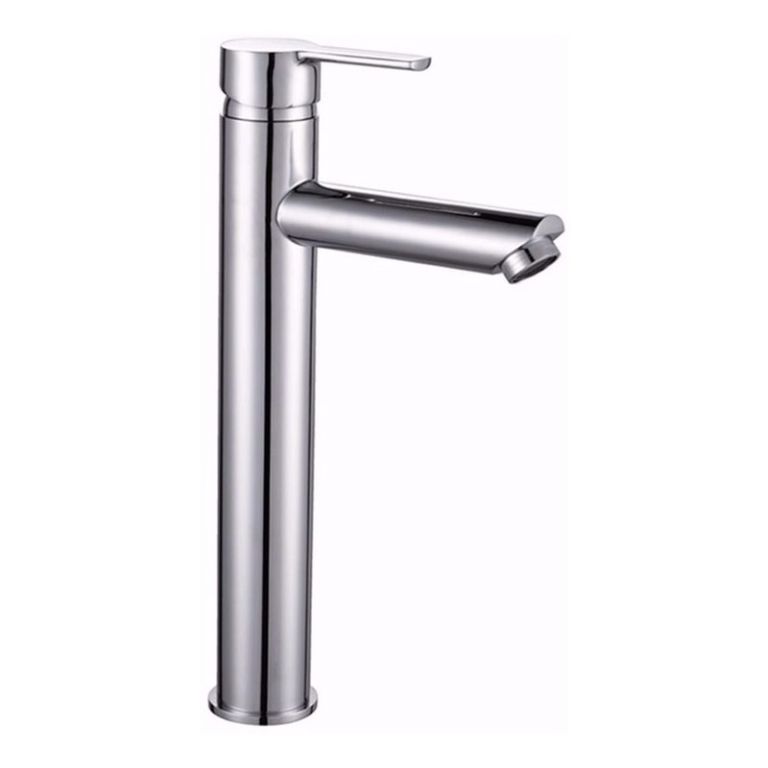 Griferia Hydros Calyx Lavatorio Monocomando Alto Cromo Bano