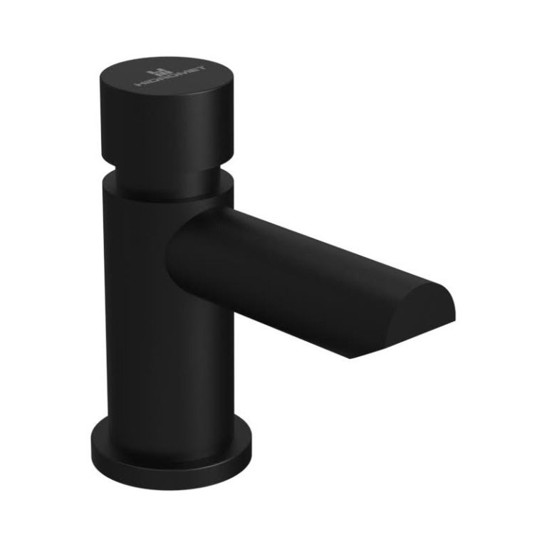 Grifería Temporizada Hidromet Lavatorio Mesada Negro 930negr