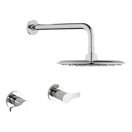 Griferia Piazza Logos Ducha Sin Transferencia 22307 Cromo