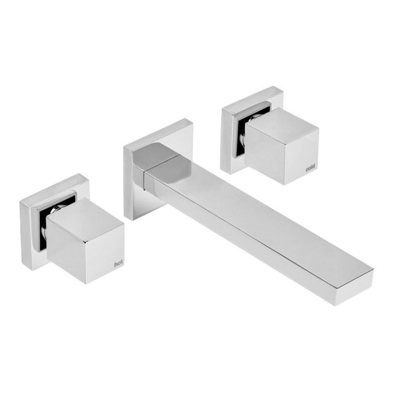 Griferia Peirano Lago Lavatorio Pared Cromo 62-161