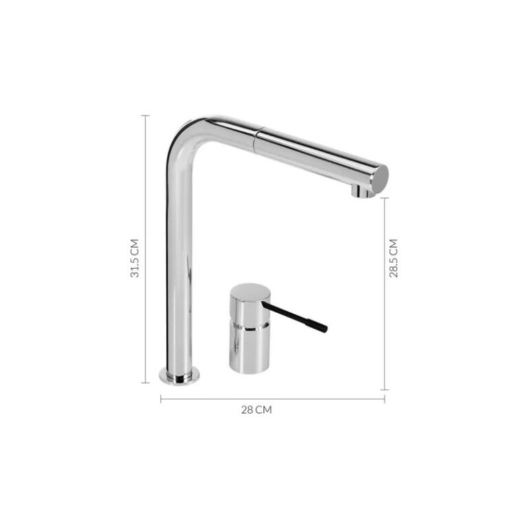 Griferia Piazza Kitchen Pro Gourmet Cocina Extraible 10318 - Imagen 2