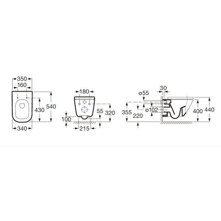 Inodoro Roca The Gap Suspendido De Colgar - Imagen 2