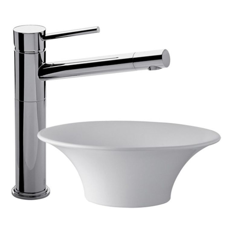 Griferia Fv Temple Vessel Lavatorio Alto 0411.02/87 Monocom