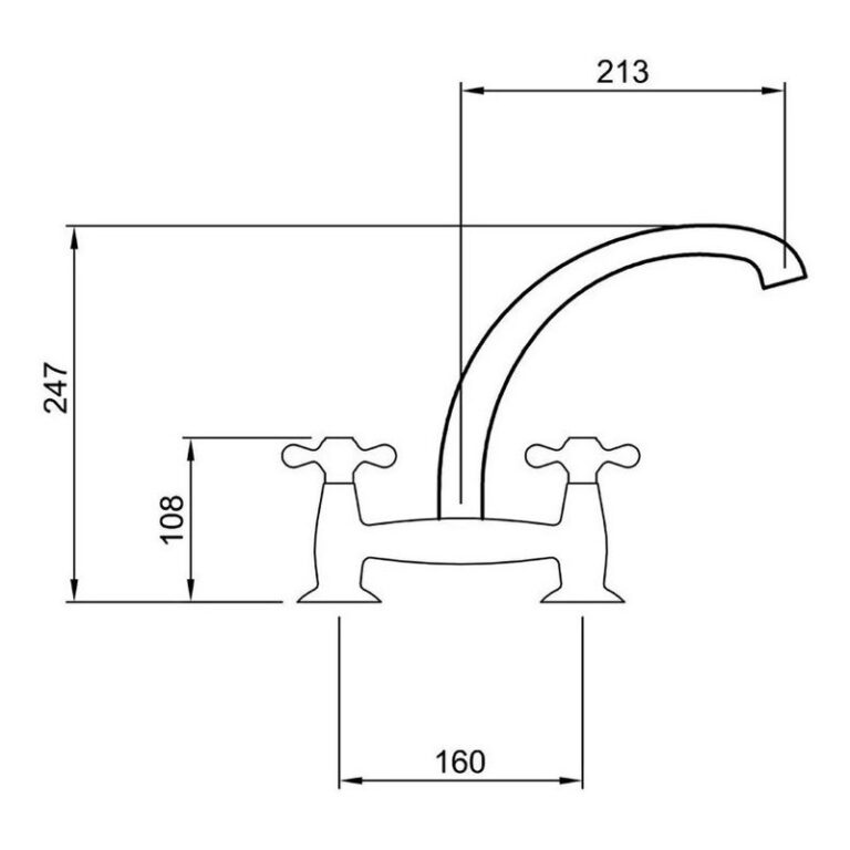 Grifería Peirano Ares Cocina Mesada 914 Cromo Y Blanco - Imagen 2
