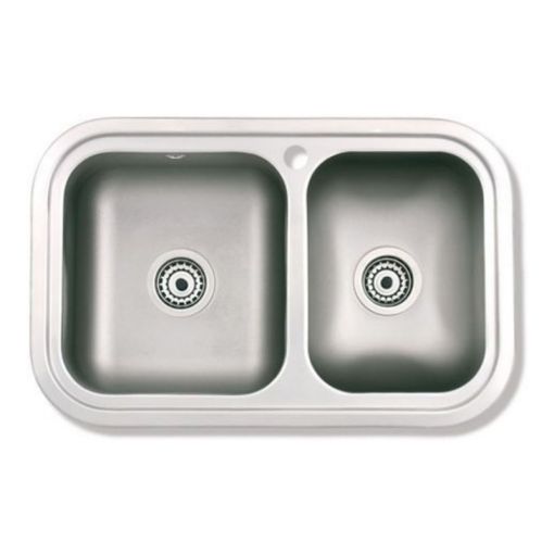 Bacha Mi Pileta Encastrable Doble 405e Lujo