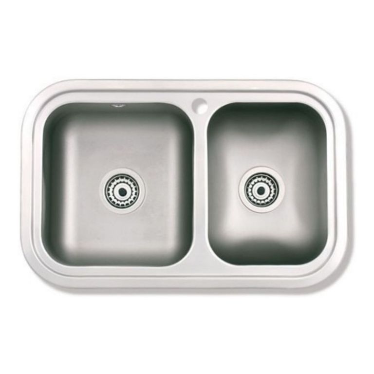 Bacha Mi Pileta Encastrable Doble 405e Lujo