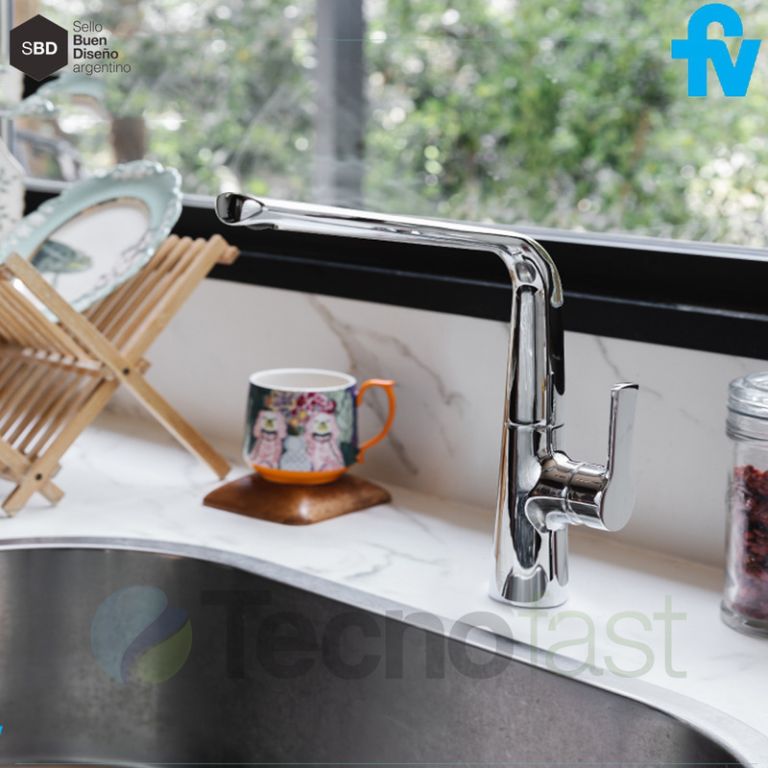 Griferia Fv Aromo Cocina Mesada Monocomando 0411.04/d8 - Imagen 6