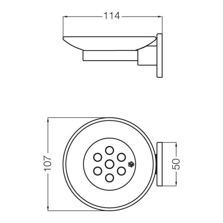 Accesorio Bano Fv Arizona Jabonera Cromo 168/b1 Nombre del diseño Rejilla - Imagen 4