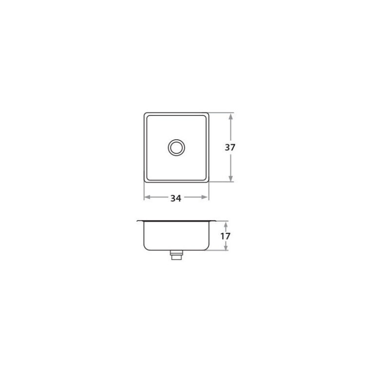 Bacha Acero Inoxidable Mi Pileta Encastrable 782e Cocina - Imagen 2