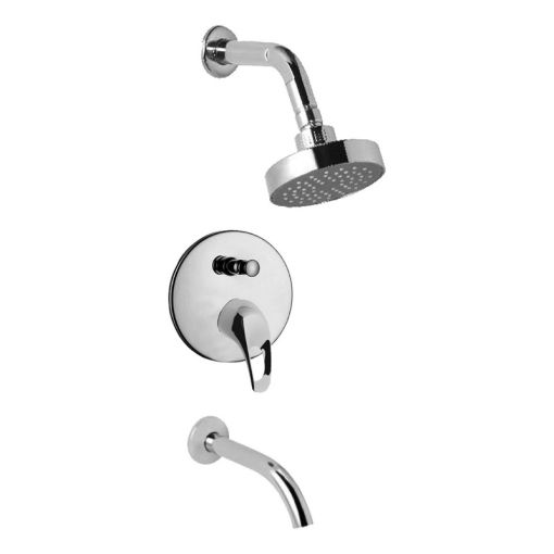 Griferia Hydros Link Ducha Embutir Con Transferencia Cromo