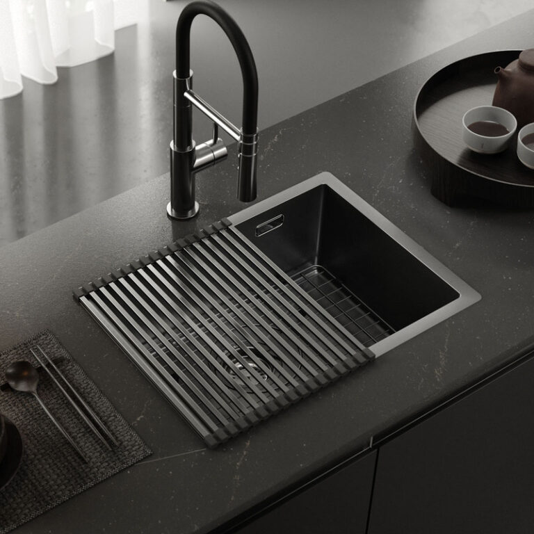 Bacha Johnson Signature Enkel 55cm Gun Black Nano Pvd Se55gb - Imagen 4