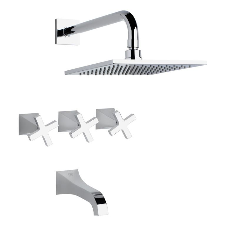 Griferia Fv Urbano Cruz Ducha De Embutir 0103/h3