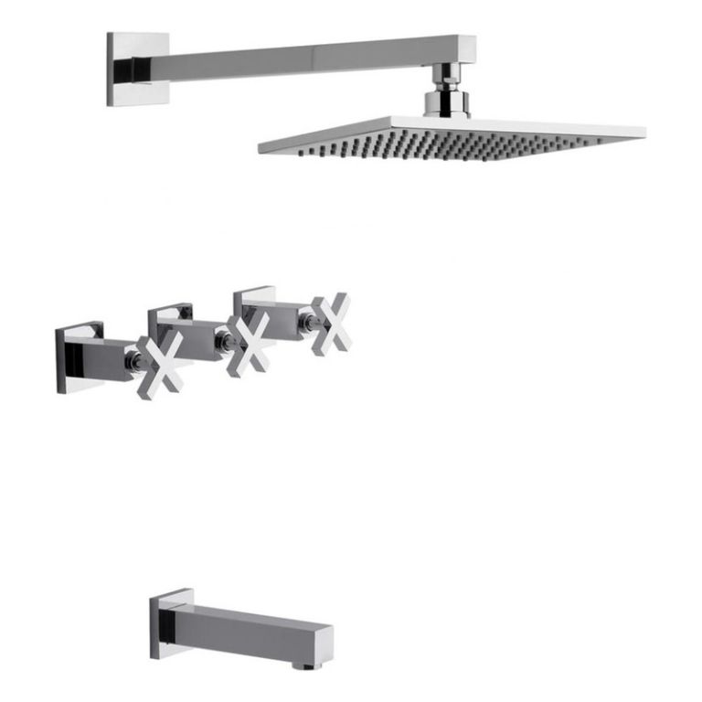 Grifería Fv Dominic Cruz Ducha Con Transferencia 103/85 Baño