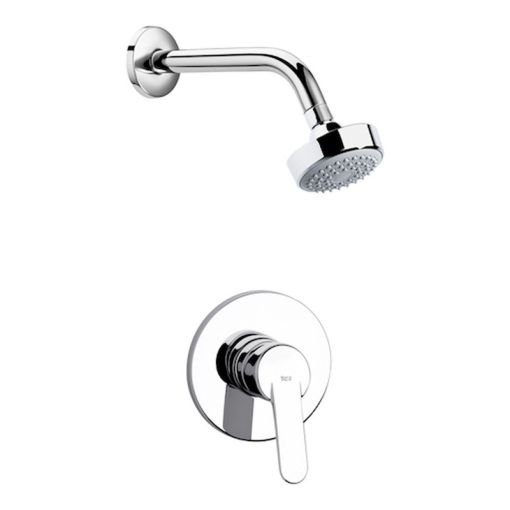 Griferia Roca Victoria Ducha Embutir Monocomando Cromo