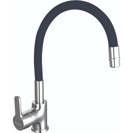 Griferia Piazza Emblem Gourmet Cocina Monocomand Negra Negro cantidad de agujeros 1 Acabado Cromado