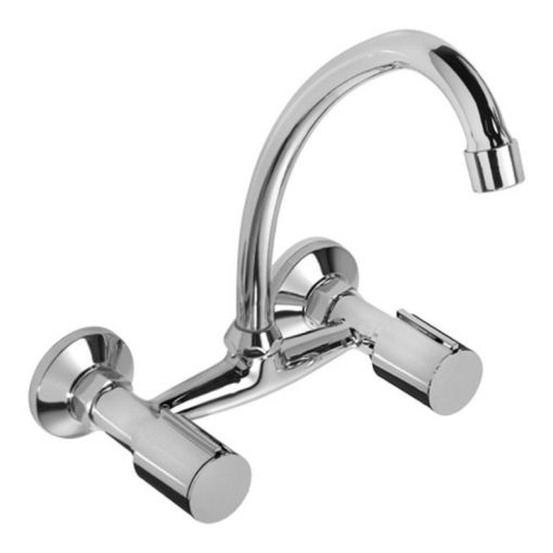 Grifería Piazza Domani Cocina Pared 5 Años Garantía Alta