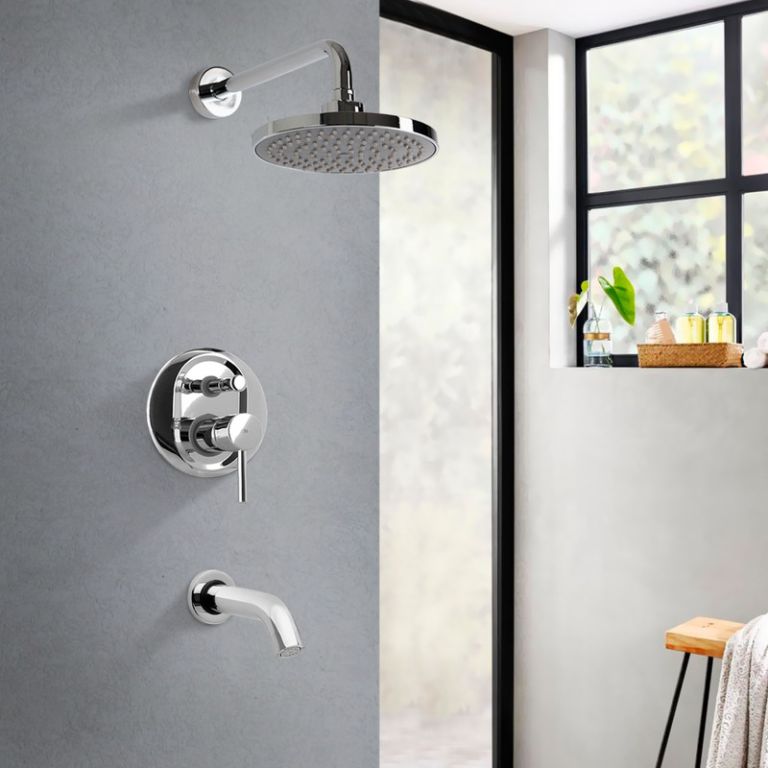 Ducha Banera Monocomando Vasser Lyra Con Transferencia - Imagen 4