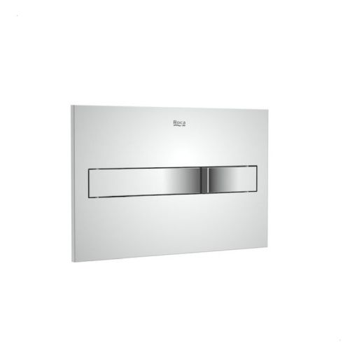 Tapa Tecla Roca Dual Slendra Para Deposito Embutir Cromada Original