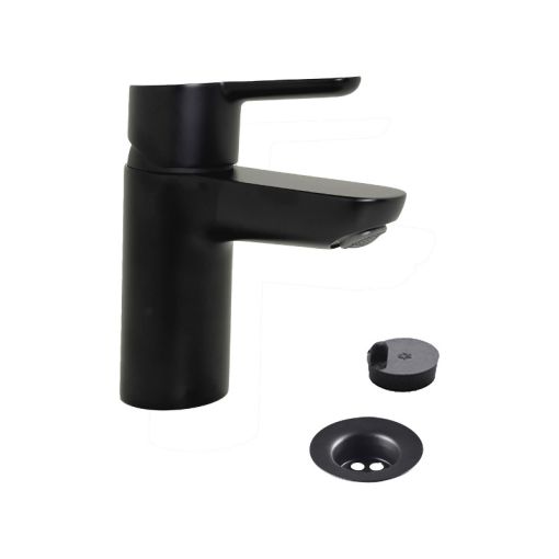 Griferia Monocomando Fv Puelo 181/b5 Ng Lavatorio Negro