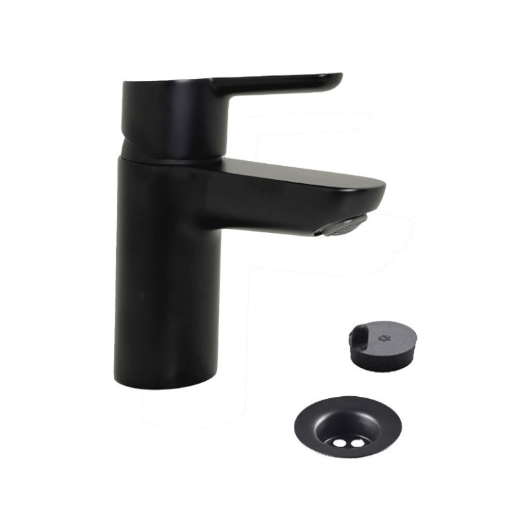 Griferia Monocomando Fv Puelo 181/b5 Ng Lavatorio Negro